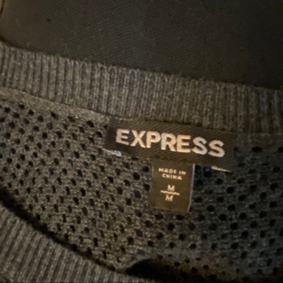 Express Rhinestone Knit Sweater - Picture 6 of 6